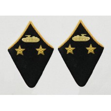 Петлицы командный состава, АБТВ и Артиллерия, Генерал-майор, обр. 1940 г.